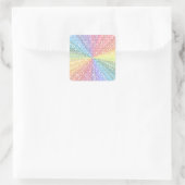 Geh Seele Quadratischer Aufkleber (Tasche)