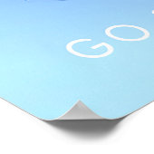 Geh Splitboarden Reiseplakat Poster (Ecke)