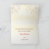 Geh und erzähle es auf der Weihnachtskarte des Ber Karte (Innenseite)