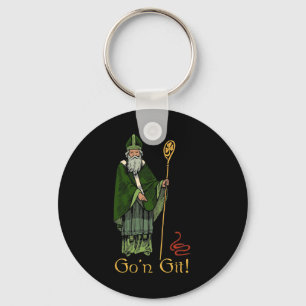 Geh und hol dir einen lustigen St. Patrick's Day  Schlüsselanhänger