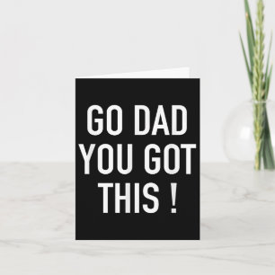 Geh Vater, du Got das! - Motivierend Angebot Karte