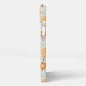 Geh vegan! Hübscher Retro-Mutation der Blume der 1 iPhone Hülle (Linke Seite)