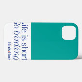 Geh Vogelbeobachtung! Case-Mate iPhone Hülle (Rückseite (Horizontal))