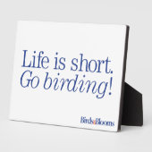 Geh Vogelbeobachtung! Fotoplatte (Seite)