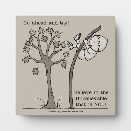 Geh vorbei und versuche es fotoplatte (Vorderseite)