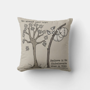 Geh vorbei und versuche es kissen