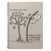 Geh vorbei und versuche es notizblock (Vorderseite)