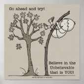 Geh vorbei und versuche es poster (Vorne)