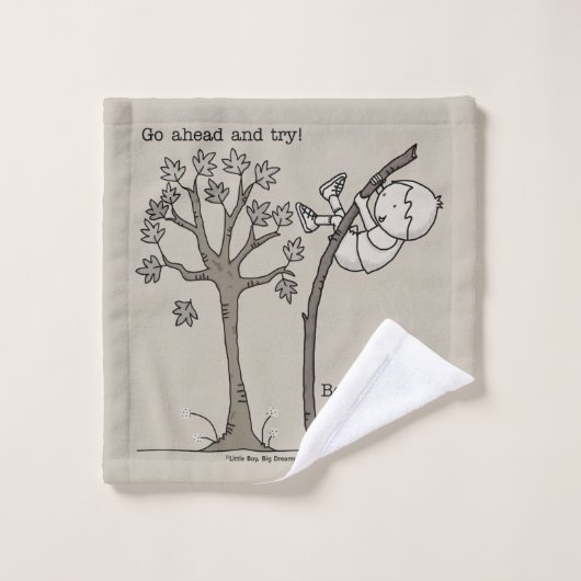 Geh vorbei und versuche es waschlappen (Waschlappen)