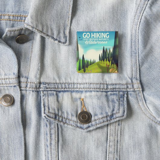 Geh wandern! button (Beispiel)