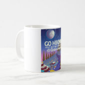 Geh wandern! (Nachtausgabe) Kaffeetasse (Vorderseite Links)