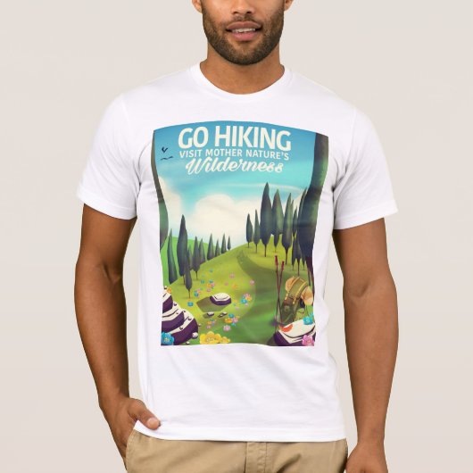 Geh wandern! T-Shirt (Vorderseite)