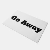 Geh weg fußmatte (Schrägansicht)