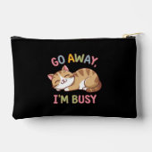 Geh weg, ich bin beschäftigt zubehörtasche (Rückseite)