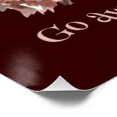 Geh weg, ich lese gerade! Grumpy Owl Spaß Zitat Poster (Ecke)