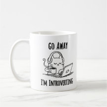 Geh weg, ich stelle Tasse vor