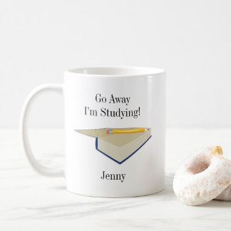 Geh weg, ich studiere Kaffeetasse