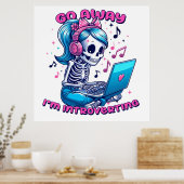 Geh weg poster (Küche)