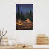 Geh Zelten Reisen Poster (Küche)