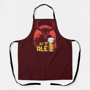 Geh zur Ale - Satan trinkt Bier Schürze