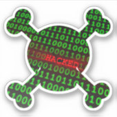 gehackt aufkleber (Vorderseite)