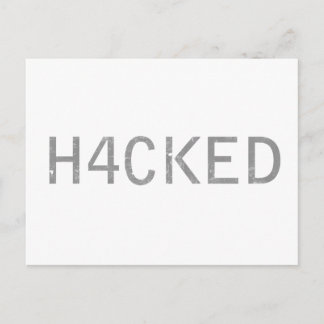 gehackt postkarte