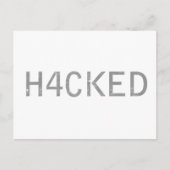 gehackt postkarte (Vorderseite)