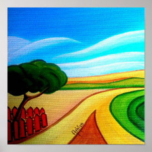 Gehackter Baum Poster