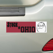 Gehaftet in Ohio-Autoaufkleber Autoaufkleber (Auf Auto)