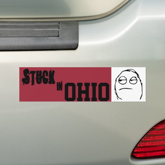 Gehaftet in Ohio-Autoaufkleber Autoaufkleber (Auf Auto)