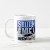 Gehaftete Kaffee-Tasse Mic AvCast Kaffeetasse (Links)