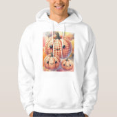 Gehäkelt Süßer Kürbis Hoodie (Vorderseite)