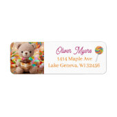 Gehäkkelter Teddybär mit S'more personalisiert (Vorne)
