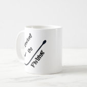 Gehakt auf Fischen - Spaß-Kaffee-Tasse Kaffeetasse (Vorderseite Links)