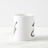 Gehakt auf Fischen - Spaß-Kaffee-Tasse Kaffeetasse (Mittel)
