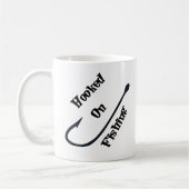 Gehakt auf Fischen - Spaß-Kaffee-Tasse Kaffeetasse (Links)