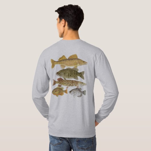 Gehakt auf Fischen T-Shirt (Schwarz voll)