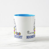 gehakt auf Häkelarbeit Tasse (Zentrum)