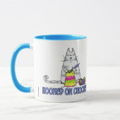 gehakt auf Häkelarbeit Tasse (Links)