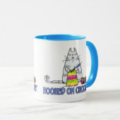 gehakt auf Häkelarbeit Tasse (VorderseiteRechts)