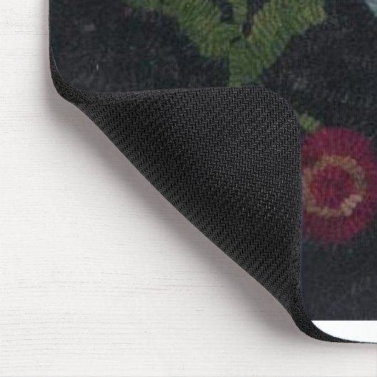 Gehakte Wolldecke-Katze Mousepad (Ecke)