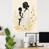 Gehalten von Liebe und Licht Poster (Heimbüro)