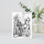 Gehälter erhöhen postkarte (Stehend Vorderseite)