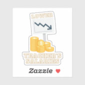 Gehälter für Lehrkräfte Aufkleber (Blatt)