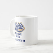 Gehaltsabrechnungssekretärs-personalisiertes Kaffeetasse (Vorderseite Links)