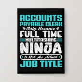 Gehaltsberechtigte berufliche Qualifikationen von  Button (Vorderseite)