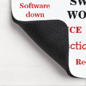 Gehaltsliste Swear Words Annoying Funny Payroll Ge Mousepad (Ecke)