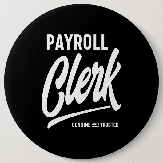 Gehaltsreferentin Job Title Gift Button (Vorderseite)