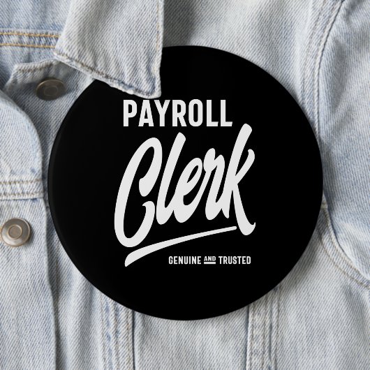 Gehaltsreferentin Job Title Gift Button (Beispiel)