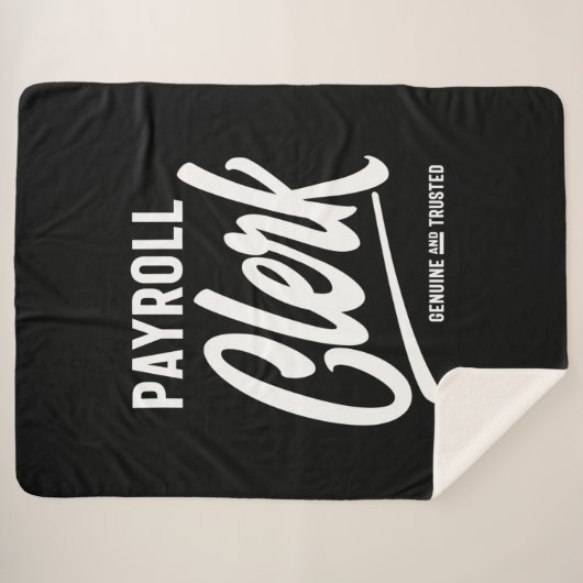 Gehaltsreferentin Job Title Gift Sherpadecke (Vorderseite (Horizontal))